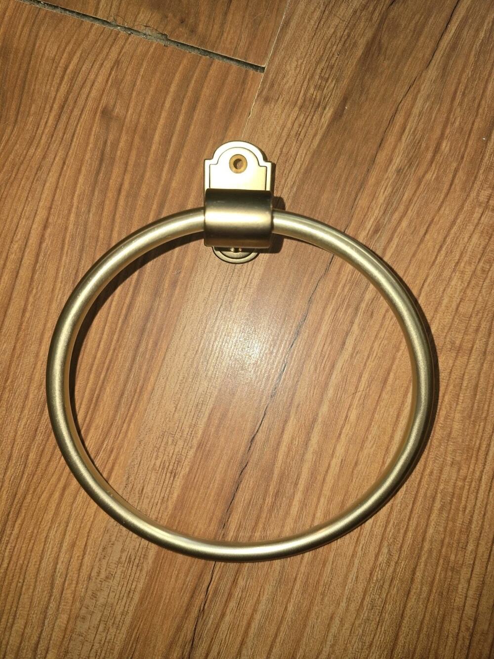 Hearth & Hand Magnolia Towel Ring Brass Finish Gold 6.26x 2.23x 2.31" S17